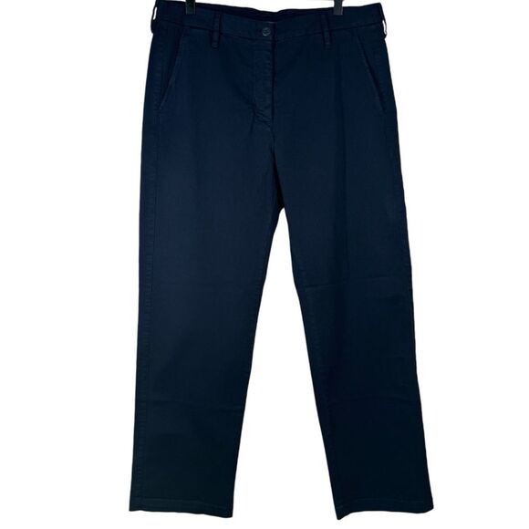 American Giant Wide Leg Pants Navy Blue Trousers Career Professional Size 28
